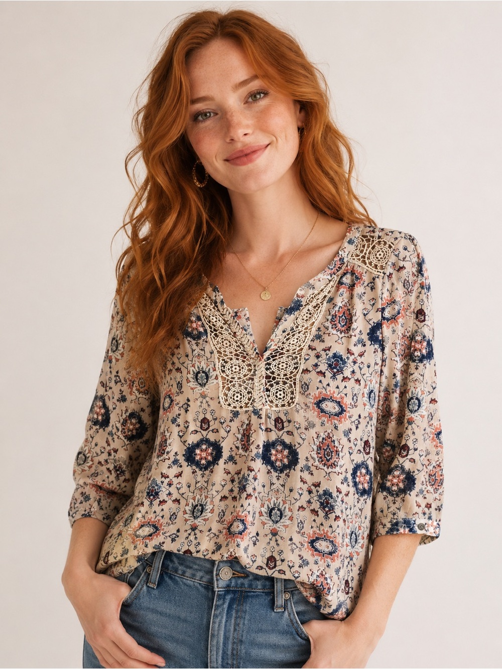 Anthropologie Maeve "Stillwater" blouse